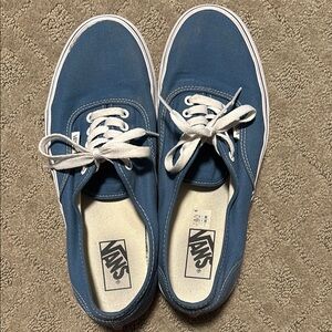Vans Blue Canvas Sneakers